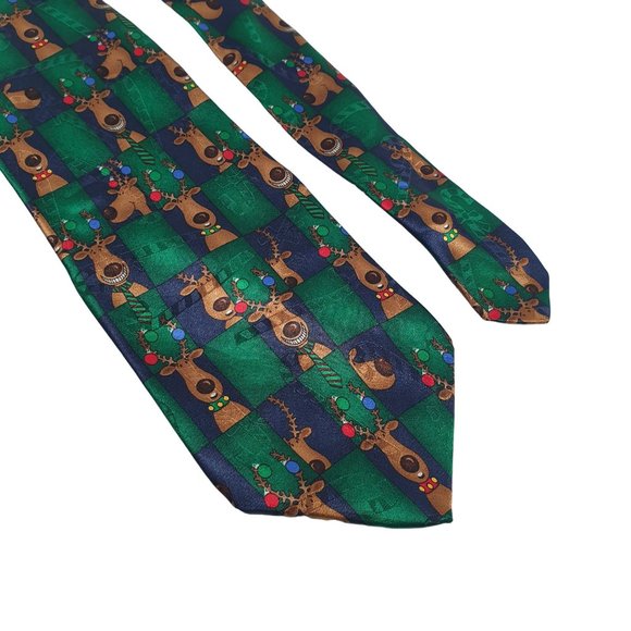 Yule Tie Greetings Mens Necktie Tie Hallmark Designer Accessory Work Office Dad - Picture 2 of 5